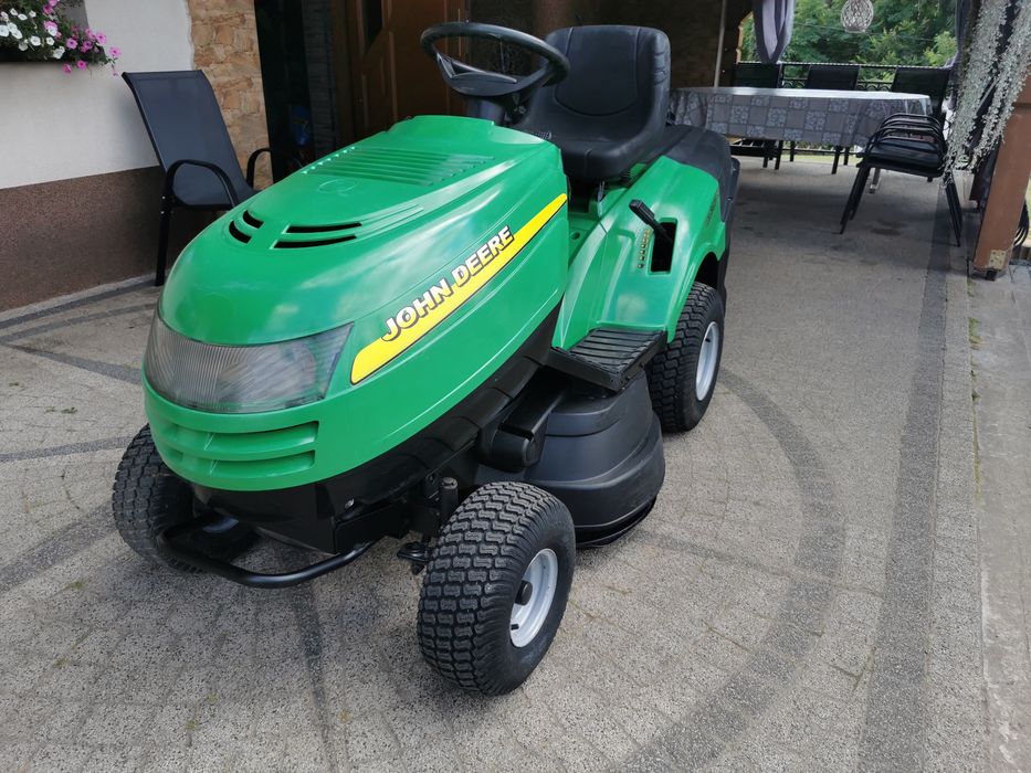 John Deere 16,5 HP Briggs Kosz STAN Faktura Traktorek Kosiarka