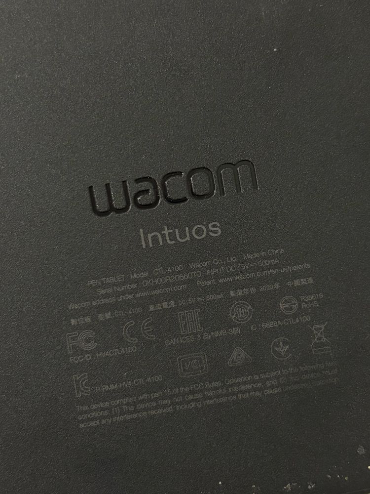 Графічний планшет Wacom Intuos S Black (CTL-4100K-N)