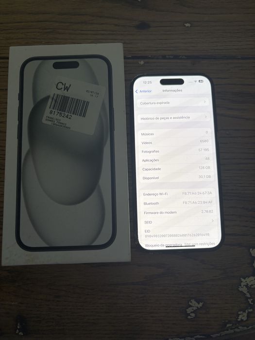 IPhone 15 128 GB (Com Marcas de Uso)
