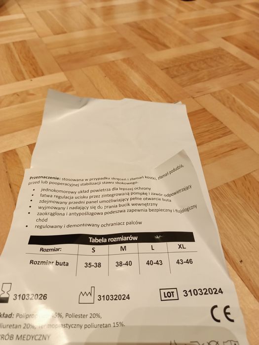 Orteza stawu Walker długa omax rozmiar M