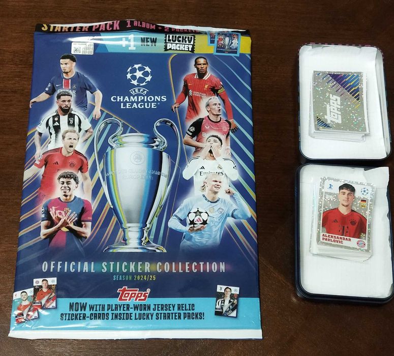 Альбом Topps Chamoions League 2024/25 + 59% сету