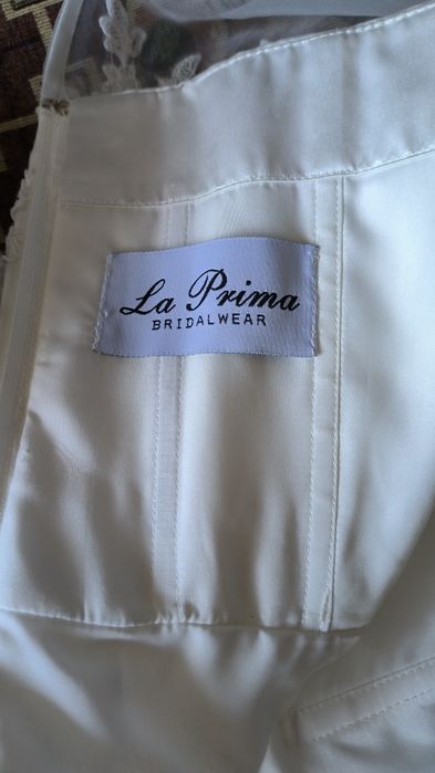 Свадебное платье La Prima, Белоруссия, с вышивкой
