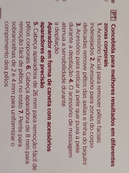 Depiladora Philips + Aparador + Acessórios