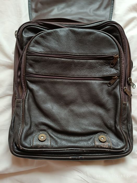 Mochila executiva em pele