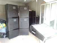 Super Hiper mega pechincha PA Dynacord 6 colunas + mesa amplificada.