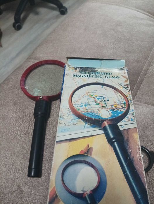 Лупа ручная  круглая