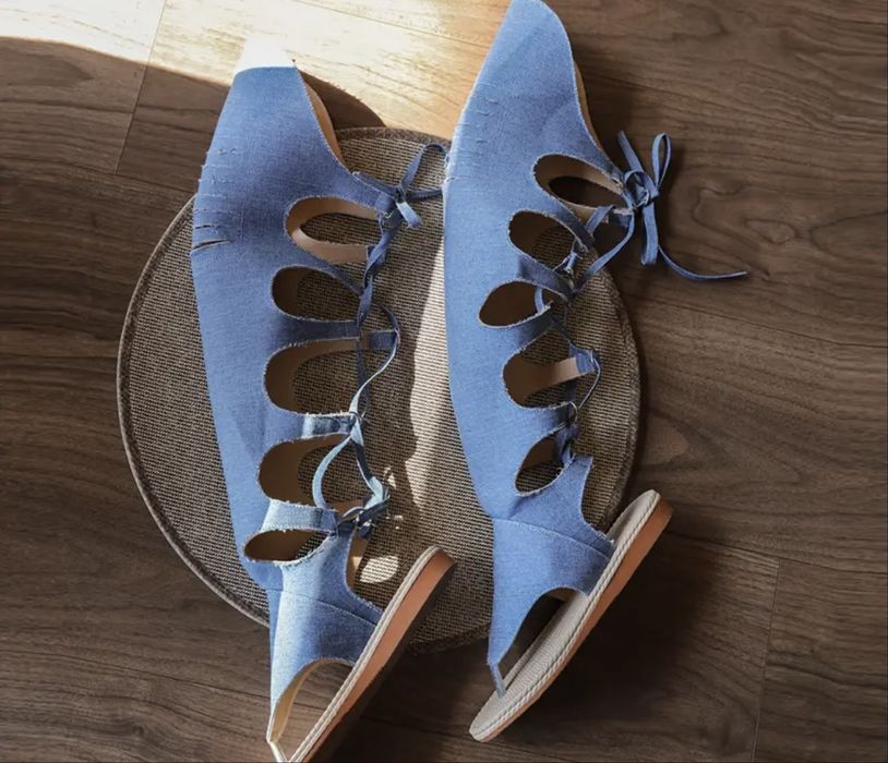 римлянки джинс сандалии 40 размер