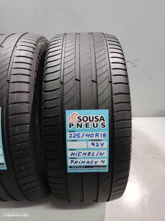 2 pneus semi novos 225-40r18 michelin - oferta dos portes 130 EUROS