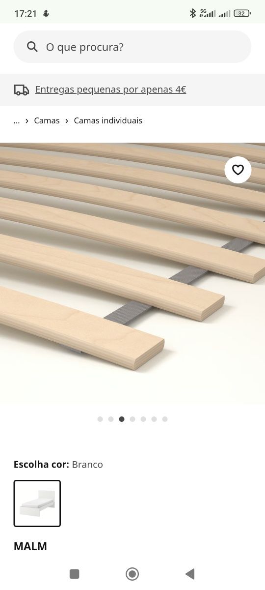 Cama individual completa