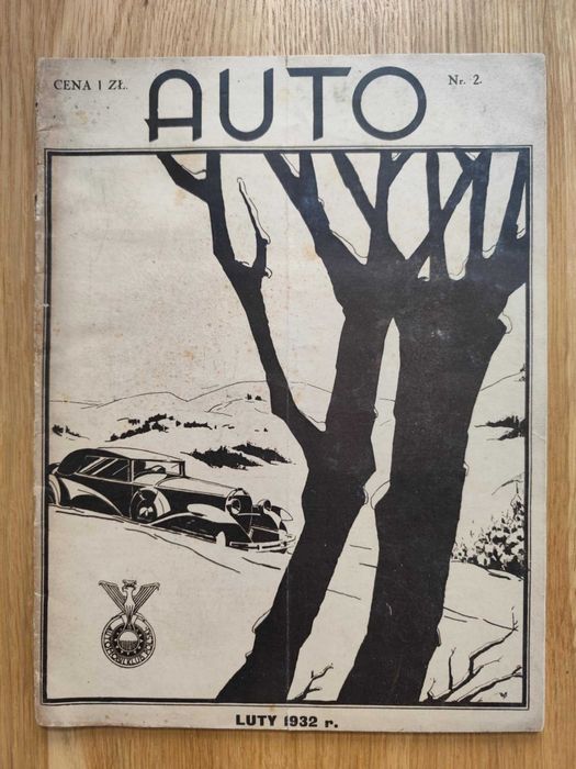 Czasopismo AUTO 1932 Mobiloil Citroen