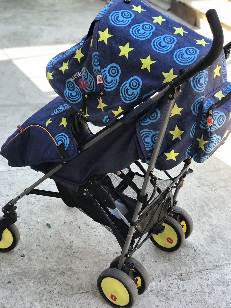 Детская прогулочная коляска Baciuzzi B7 jeens blue