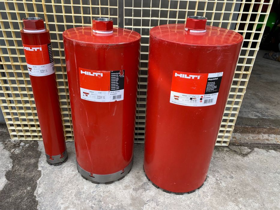 Hilti коронки для сверления отверствий в бетоне 72,162,202,225,250