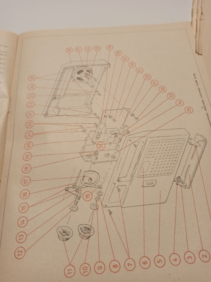 Camp R 201 oryginalna instrukcja serwisowa odbiornika radiowego