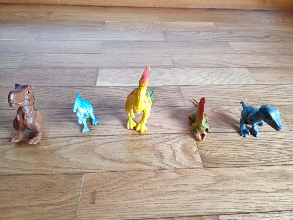 Conjunto de 11 dinossauros