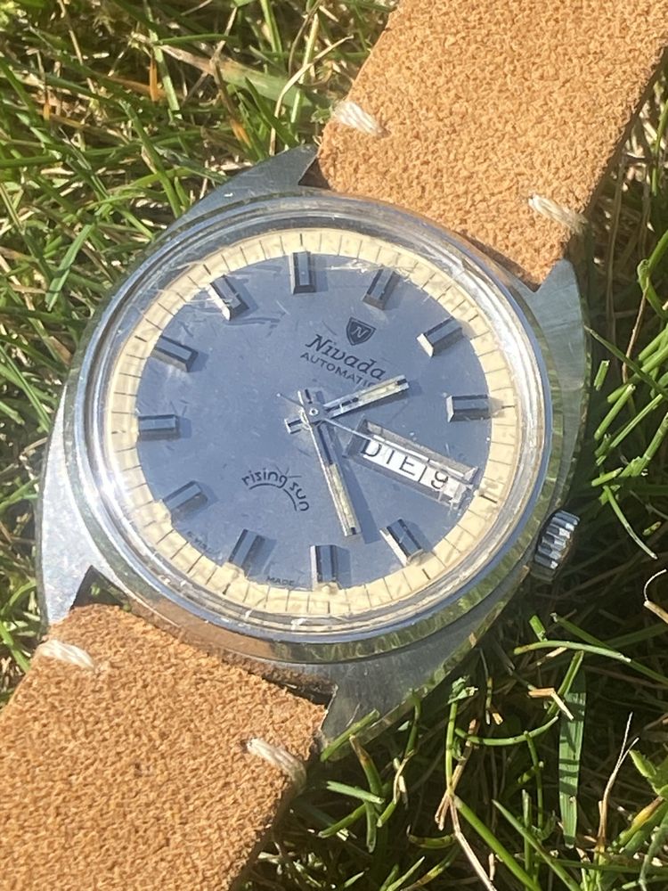 Nivada rising sun 67067 Automatic Swiss Made szwajcarski zegarek