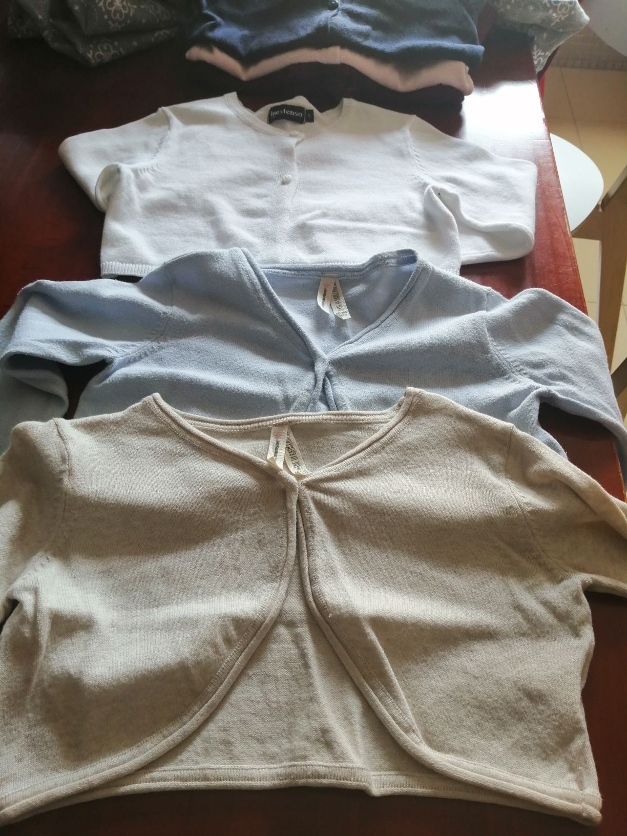 Casacos de menina de algodão, várias cores