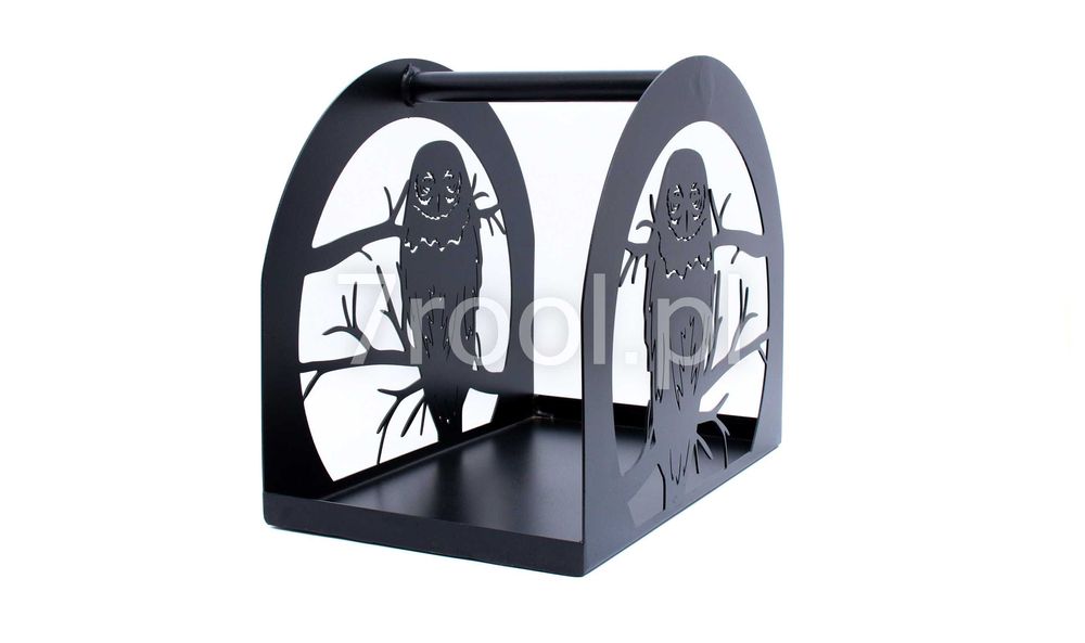 Kosz na drewno kominkowe SOWA