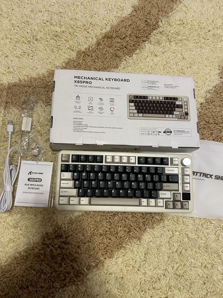 Клавиатура Attack Shark X85 Pro Нова!