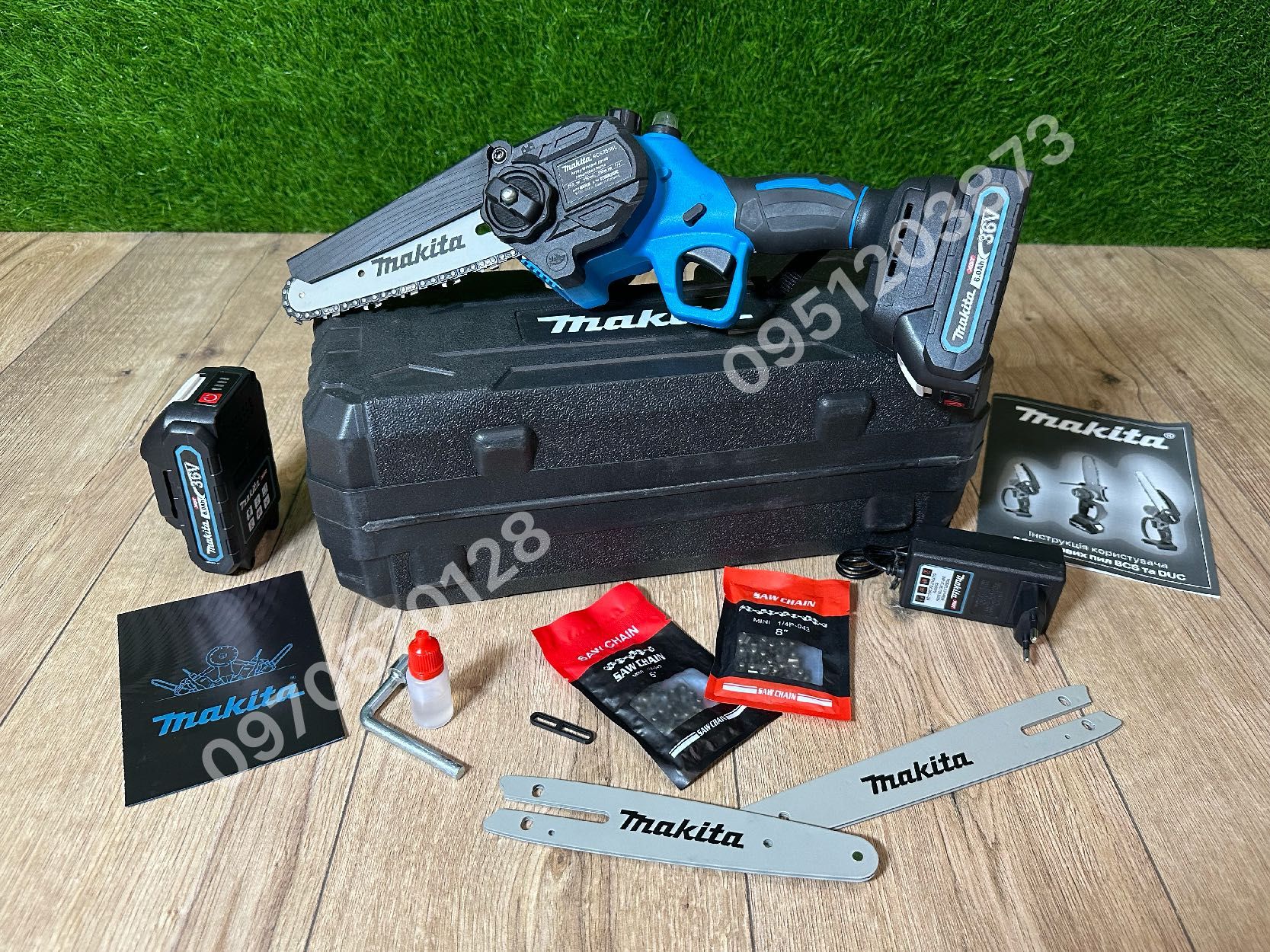 Аккумуляторная цепная Мини пилка Makita BCS250BL 36V 6Ah веткорез