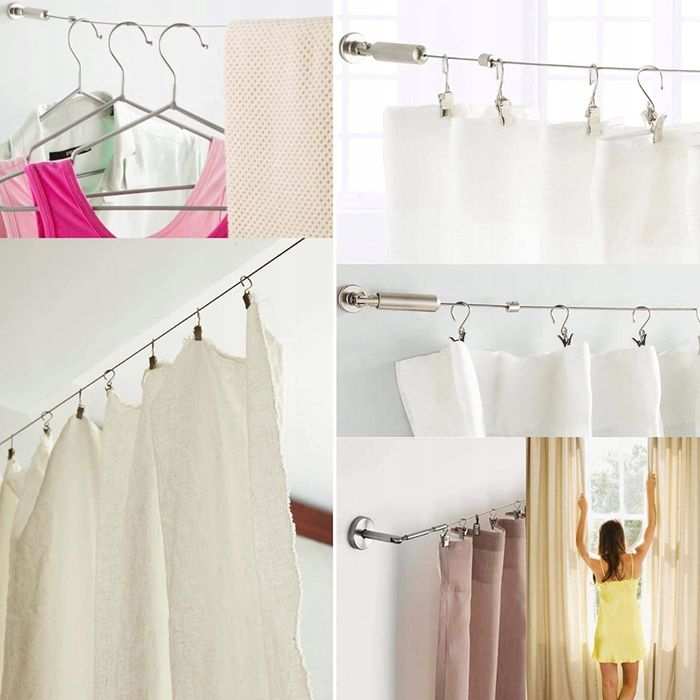 Linka Na Pranie Stalowa Sznurek Na Bieliznę 5 M Sznur Do Bielizny