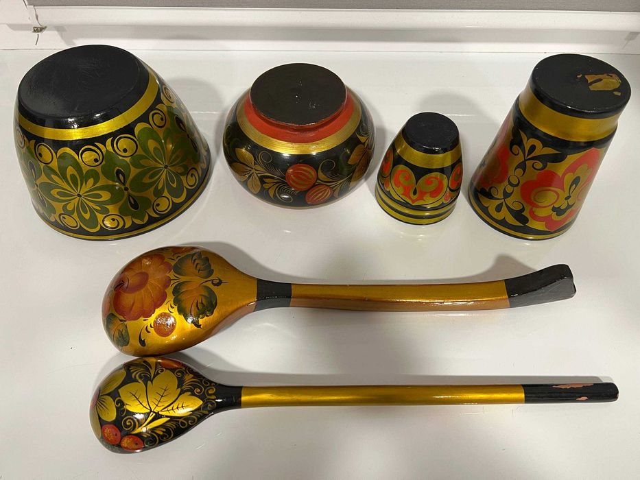 Хохлома декор розпис по дереву СРСР