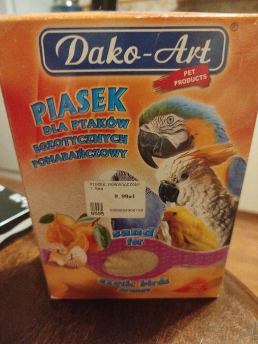 Piasek dla papug