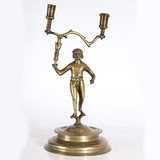 Castiçal / candelabro em latão Sec. XVI