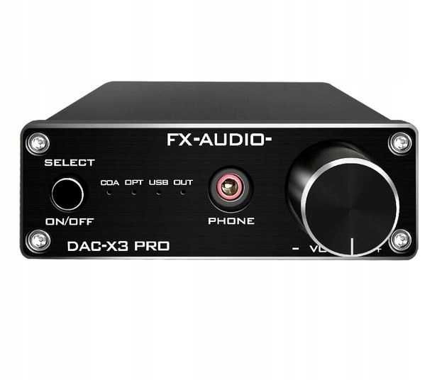 DAC konwerter DAC FX-AUDIO DAC-X3PRO wzmacniacz