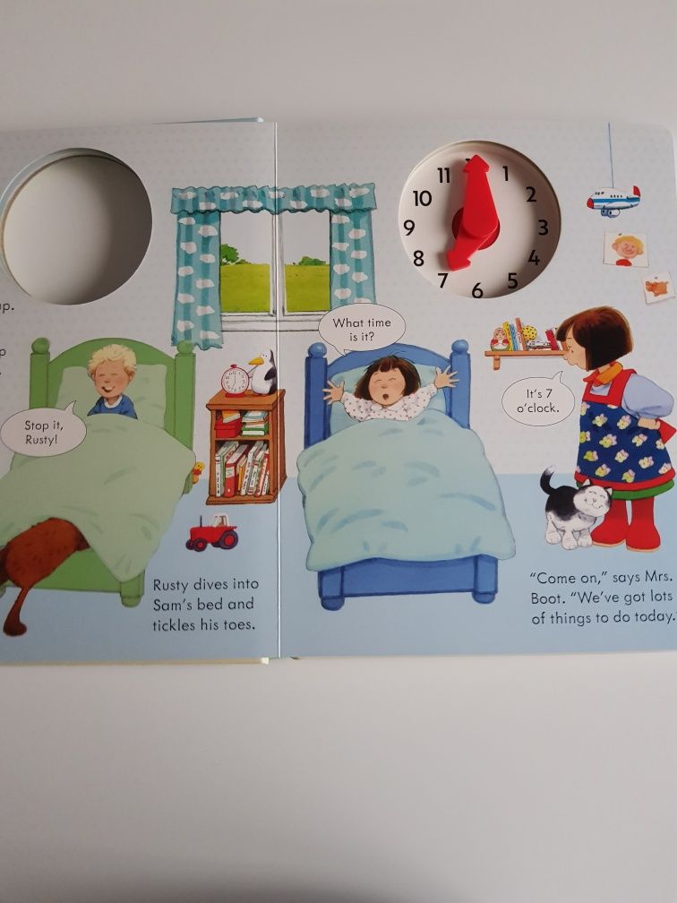 Książka Usborne Poppy and Sam's Telling The Time Book