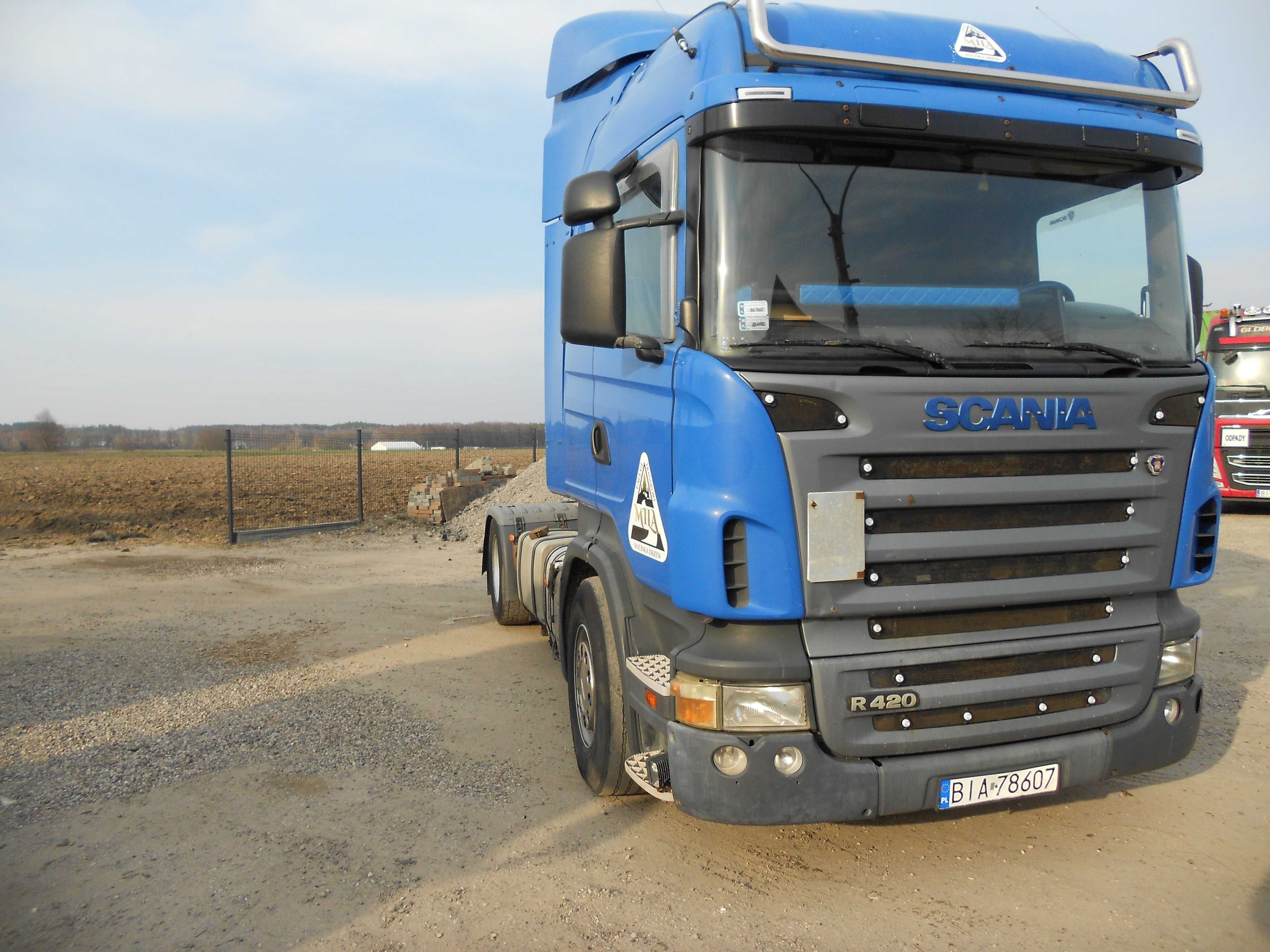 SCANIA 480 R 2007  HYDRAULIKA zamiana