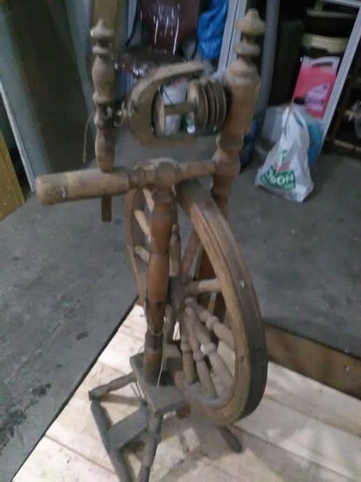 Kołowrotek drewniany