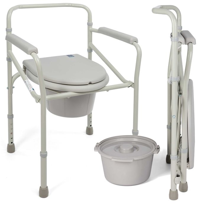 Krzesło toaletowe składane toaleta WC dla niepełnosprawnych NOWE GWAR.