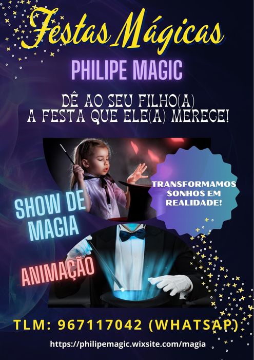 Espetáculos de Ilusionismo e entretenimento