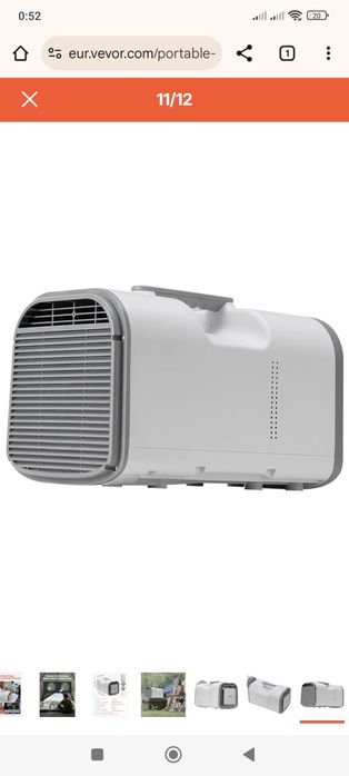 AR CONDICIONADO CARAVANAS NOVIDADE 12V 24V 220V 4000BTUS 300 WATS CONS