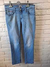 tommy hilfiger denim spodnie jeansowe damskie 30 32 m