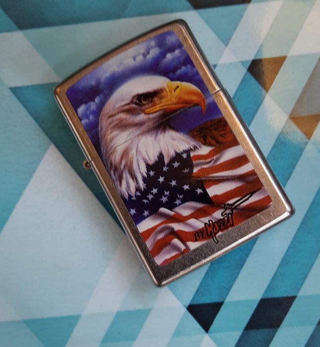 Зажигалка zippo с принтом,  запальничка zippo