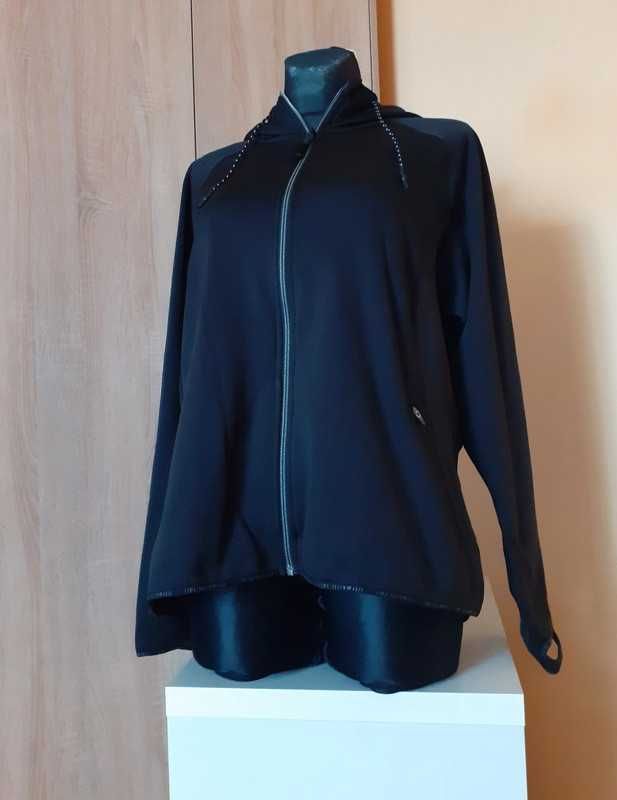 44 46 48 Nowa z metką bluza z kapturem i kieszeniami czarna H&M Sport