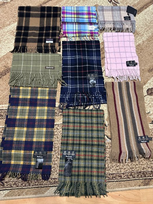 Barbour Kiltane Avoca Begg шарф шерсть