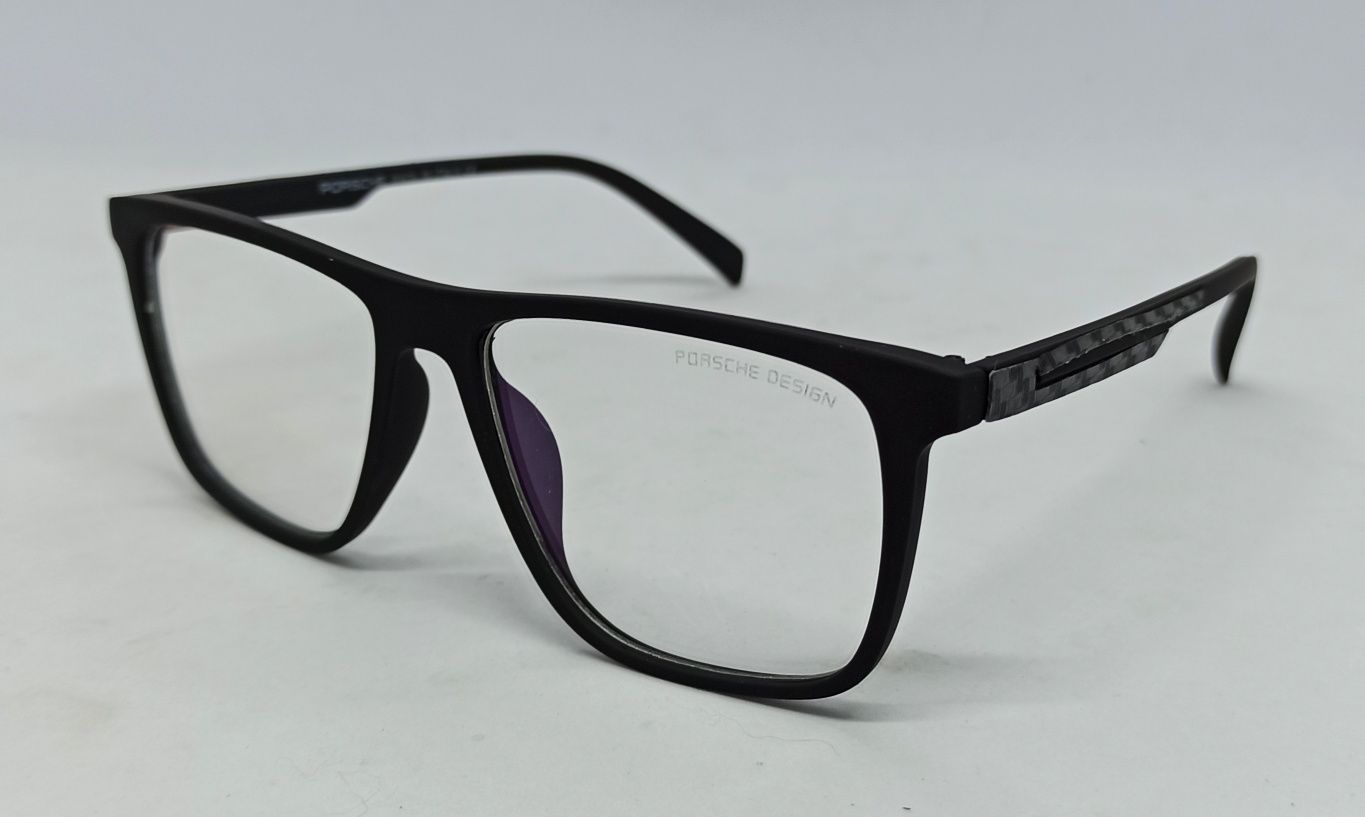 Porsche Design стильные мужские имиджевые очки оправа матовая черная