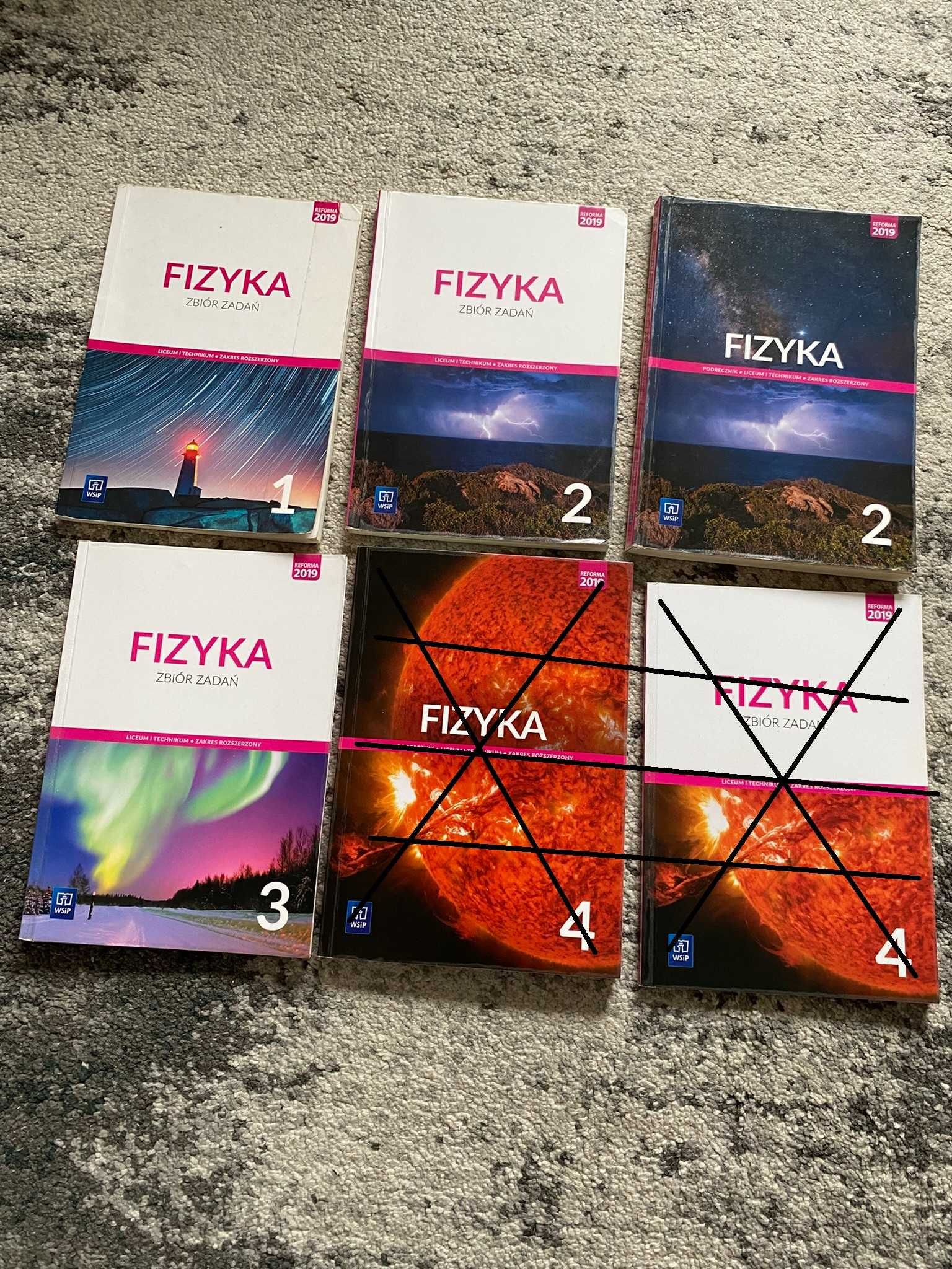 Zbiór zadań i Podręcznik FIZYKA 1/2/3 WSiP
