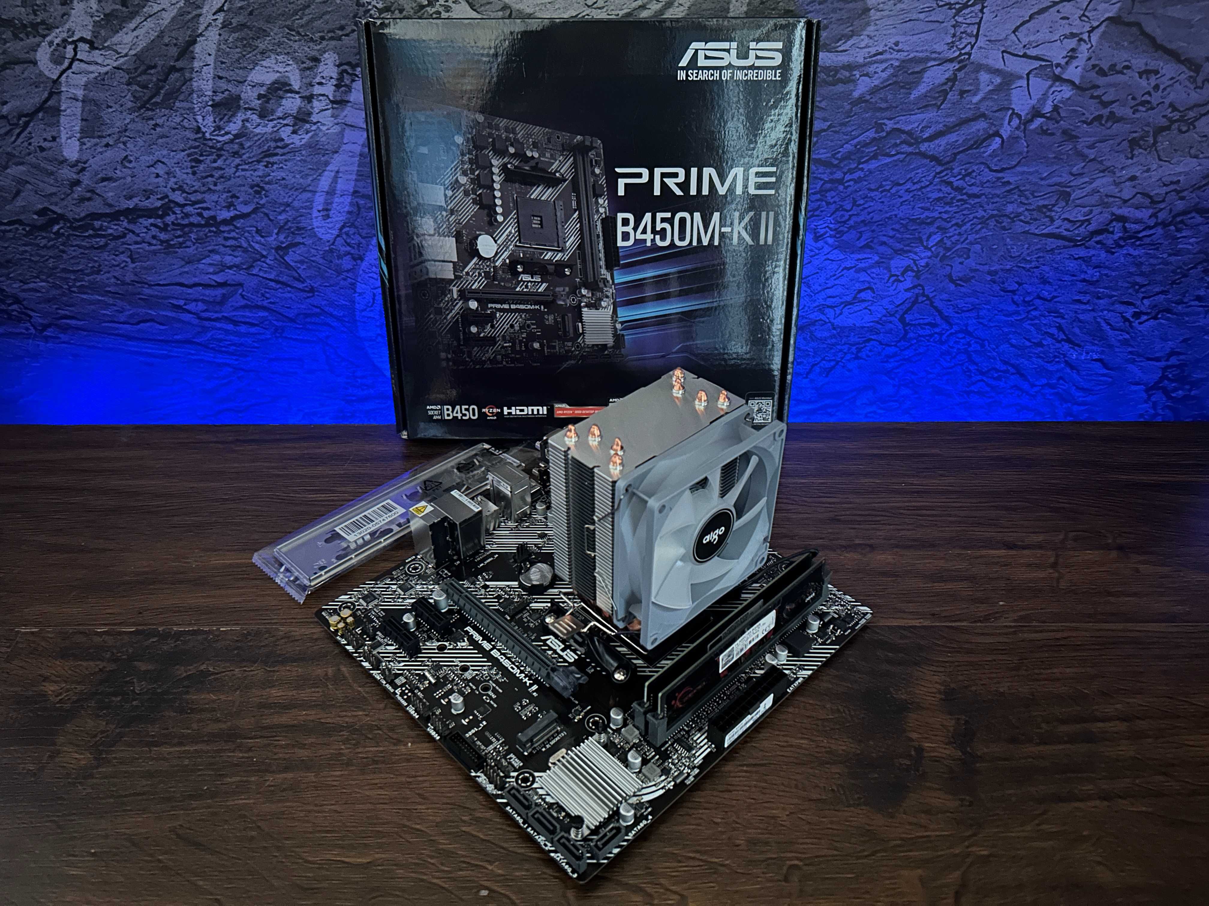 Бесплатная доставка! Комплект Ryzen 7 5700X/16GB DDR4 3000 Новый!