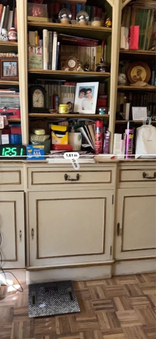 Estante clássica com módulo para TV – conjunto elegante