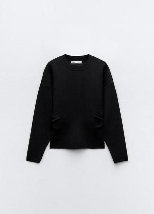 Полушерстяной свитер Zara