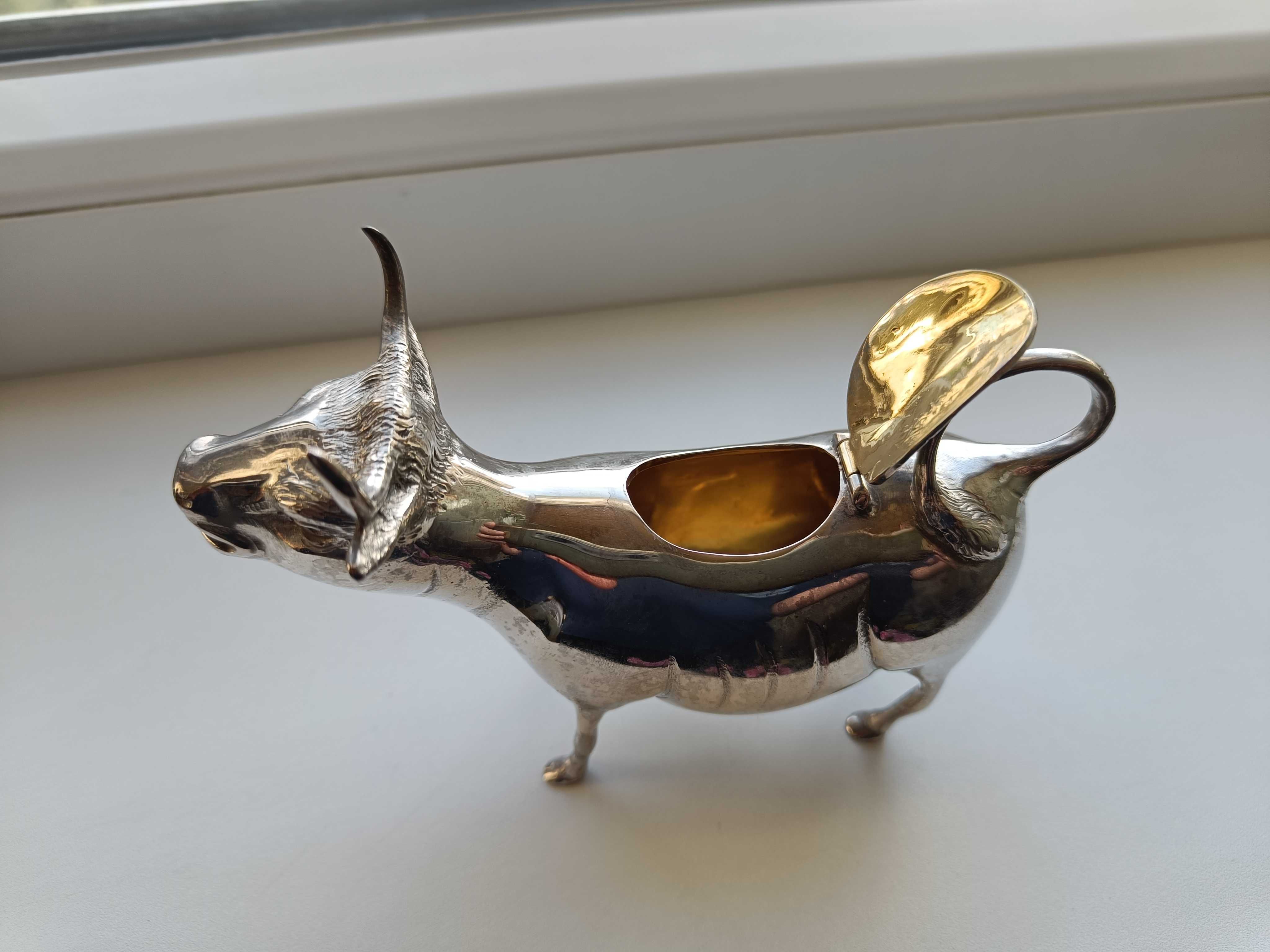 Сливочник, молочник серебро 925 пр.