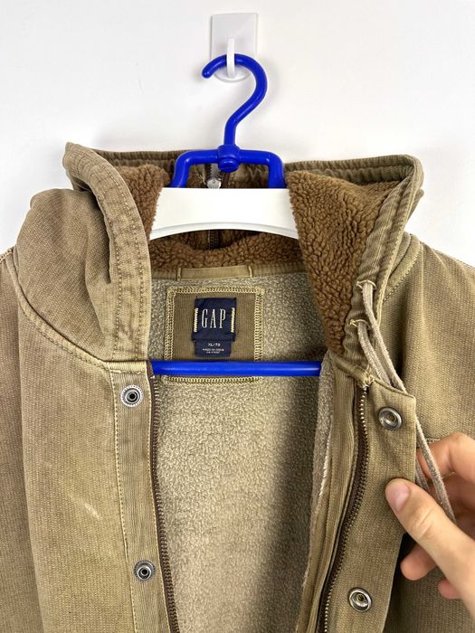 Gruba bluza rozpinana GAP boxy oversize y2k r. L