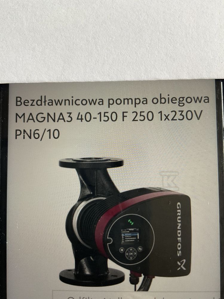 Pompa Magna3 40-150 F250  230V PN6/10