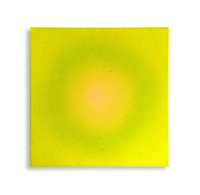 Obraz akrylowy limonka żółć intensywna 25cm x 25cm na płótnie op-art