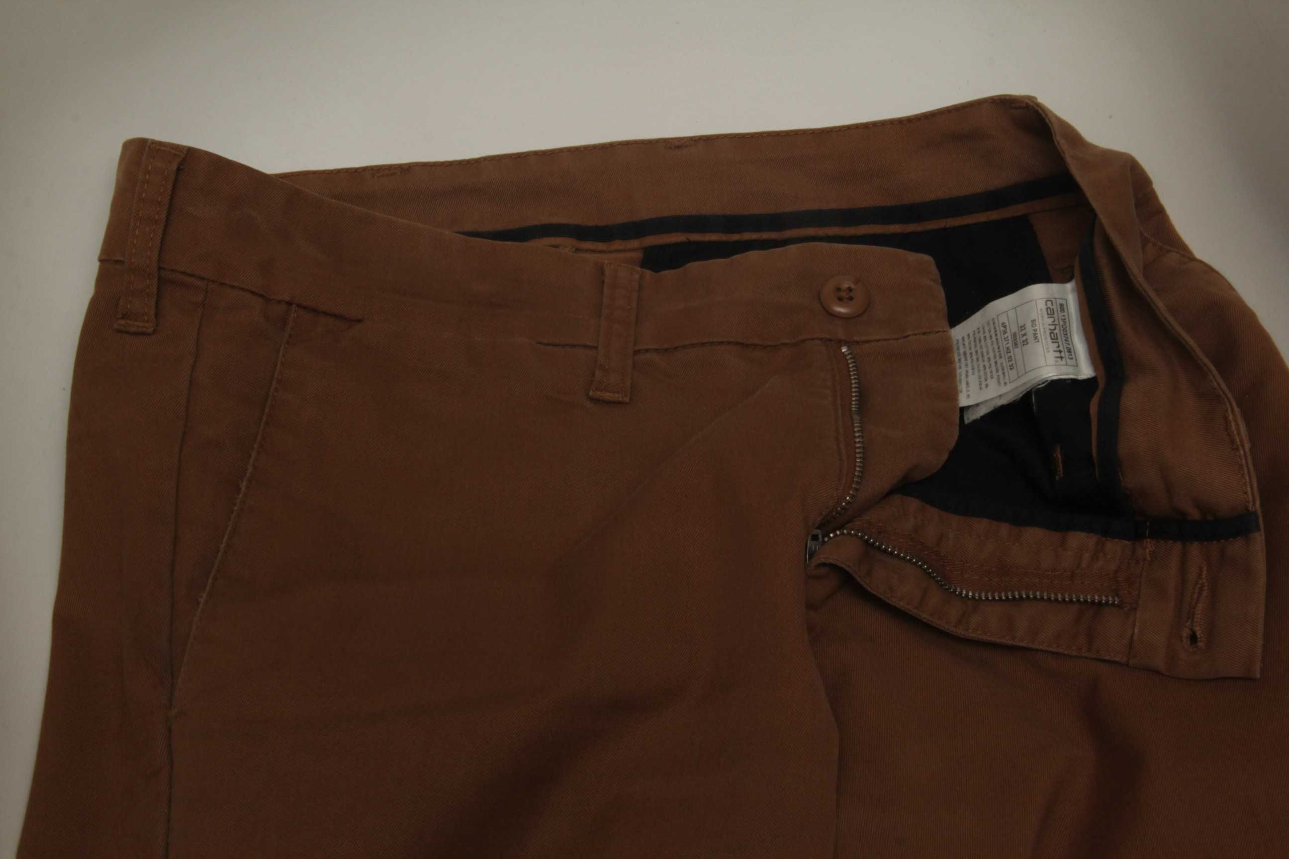 Carhartt WIP Sid Pant 32/32 брюки из хлопка и полиестера зауженые