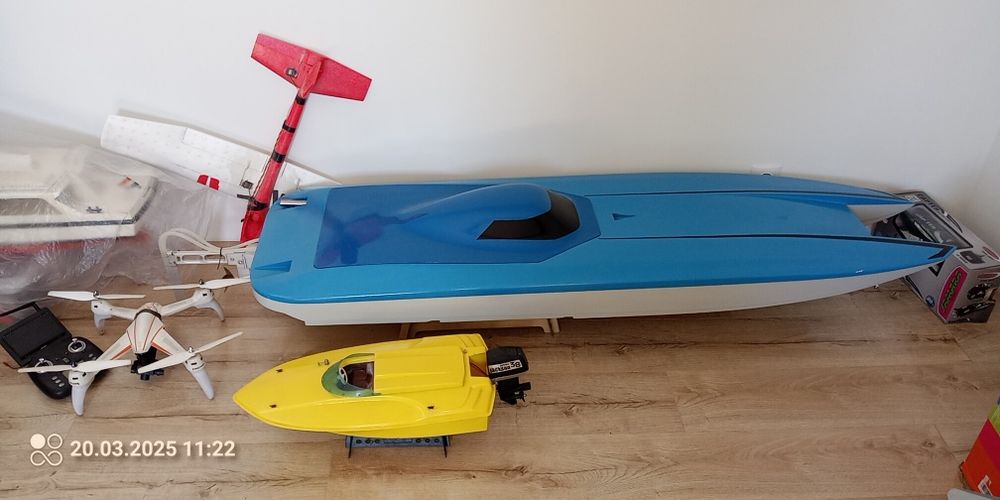 Motorówka rc Katamaran ponad 2 m laminat