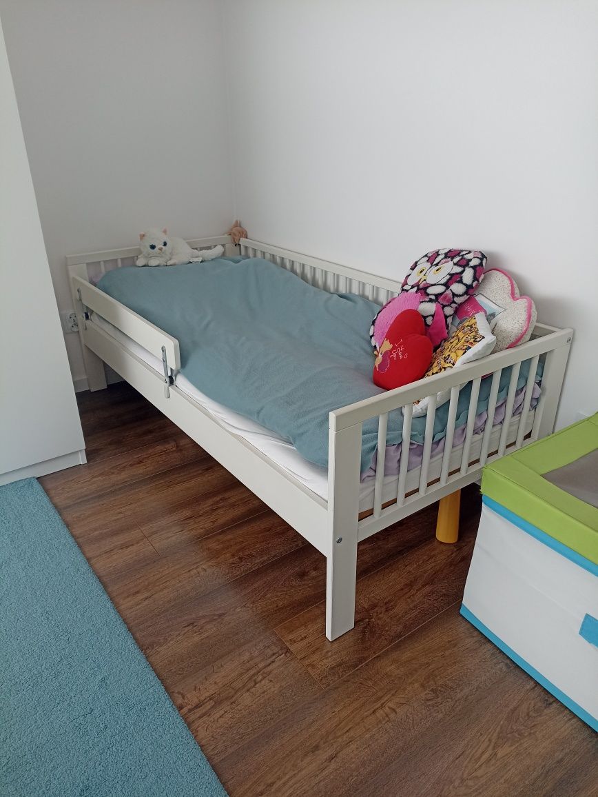 Łóżko dla dziecka Ikea Gulliver z materacem